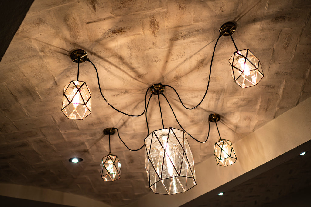 Candil con lámparas Eugenia